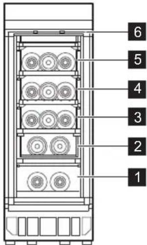 AEG AWUS018B7B - Anbefalte lagringstemperaturer: - 1