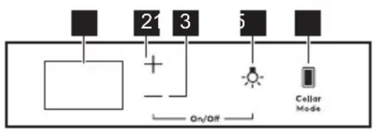 AEG AWUS018B7B - Juhtpaneel - 1