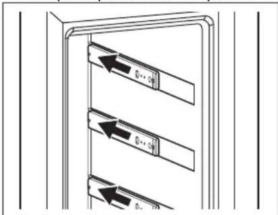 AEG AWUS018B7B - Instalarea rafturilor - 1