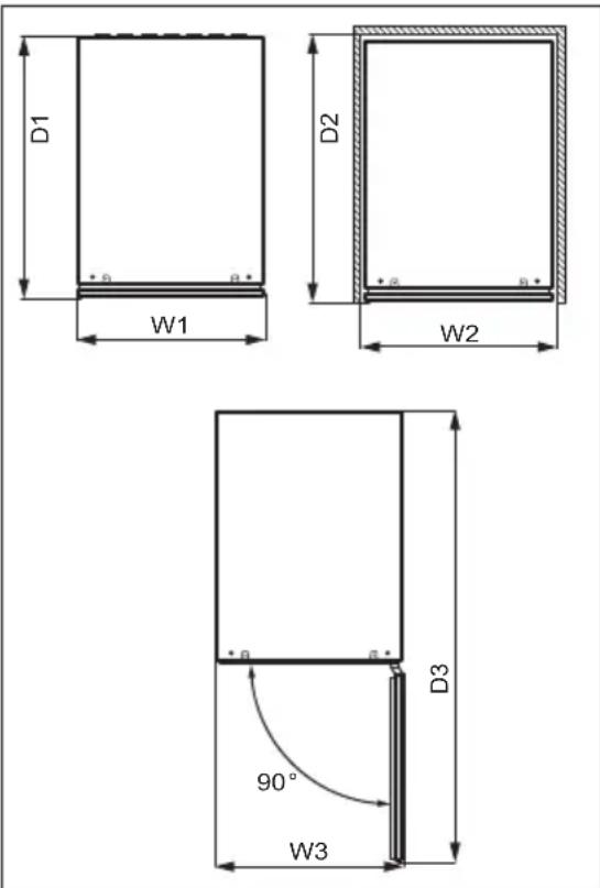 AEG AWUS018B7B - Dimensioni - 2