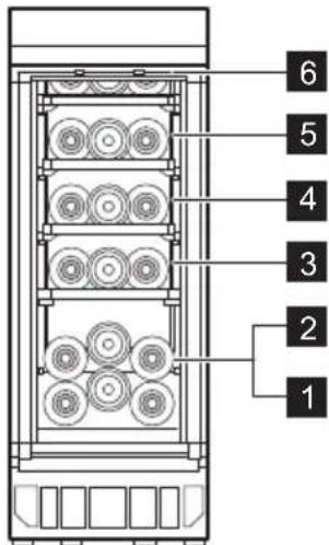 AEG AWUS018B7B - Anbefalte lagringstemperaturer: - 2