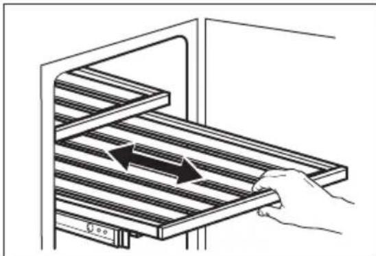 AEG AWUS040B8B - Installazione dei ripiani - 3