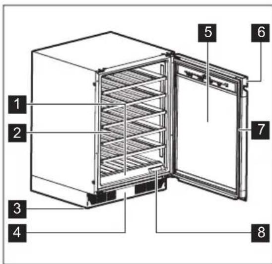 AEG AWUS040B8B - Product overview - 1