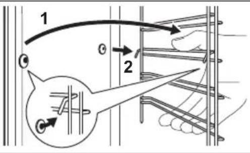 AEG BPK742280B - Come rimuovere: Supporti del ripiano - 2