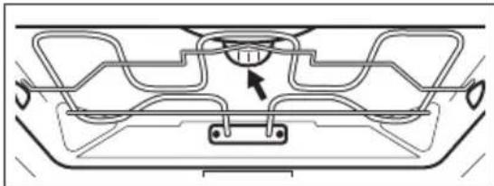 AEG BPK742280B - Top lamp - 1