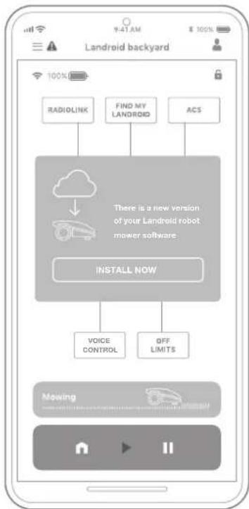 WORX Landroid L1000 - Vérifiez la version de logiciel que vous avez. - 1