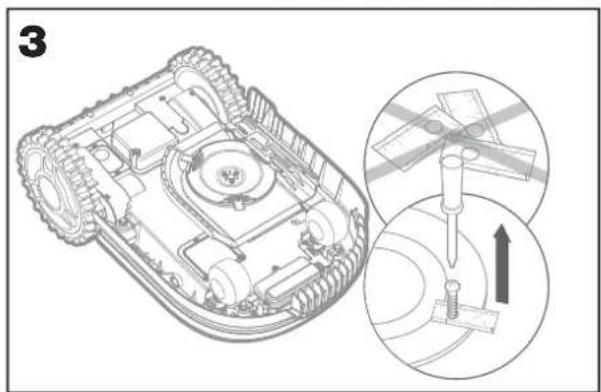WORX Landroid L1000 - Replacing the Blades - 3