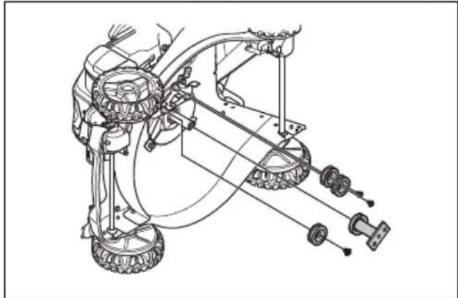 HUSQVARNA L 321AH - To remove the drive belt - 5