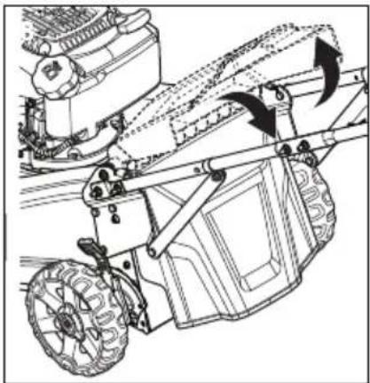HUSQVARNA L 321AH - Para revisar el deflector trasero - 1