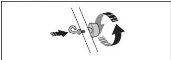HUSQVARNA L 321AH - To install the starter rope handle - 1