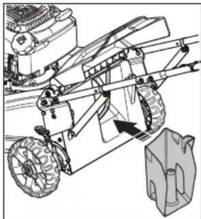 HUSQVARNA L 321AH - Pour faire passer la tondeuse en mode broyage - 1