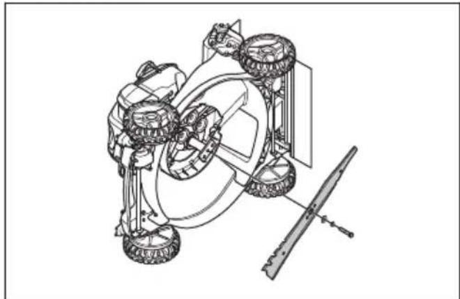 HUSQVARNA L 321AH - To remove the drive belt - 2
