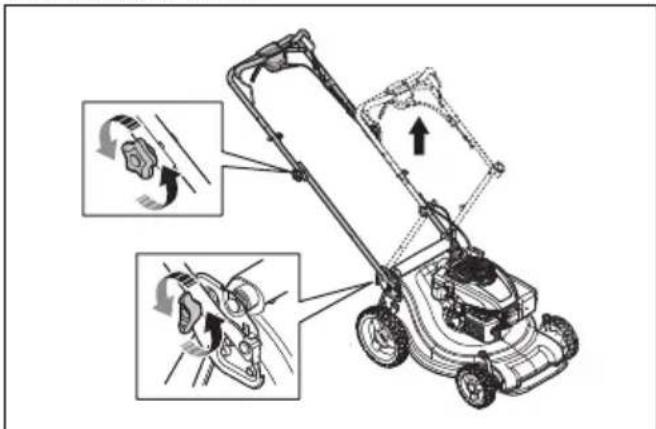 HUSQVARNA L 321AH - To assemble the handle - 1