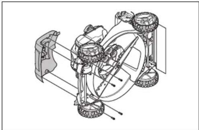 HUSQVARNA L 321AH - Para retirar la correa de transmisión - 2