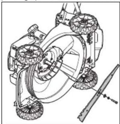 HUSQVARNA L 321AH - To assemble the blade - 2