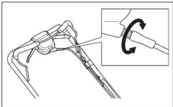 HUSQVARNA L 321AH - To adjust the drive control cable - 1