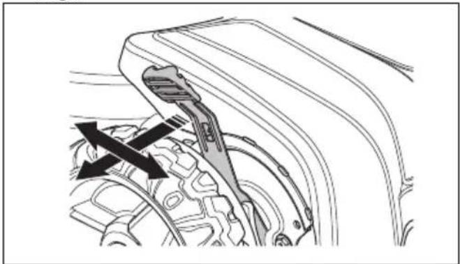 HUSQVARNA L 321AH - To set the cutting height - 1