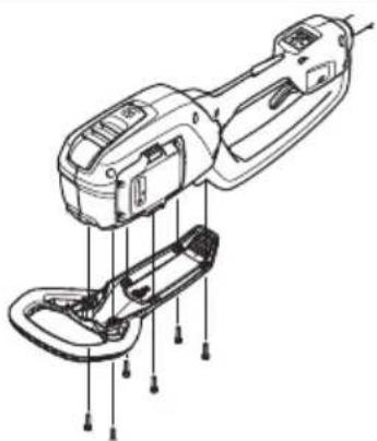 HUSQVARNA 530iP5 - Para montar la proteccion contra golpes - 1