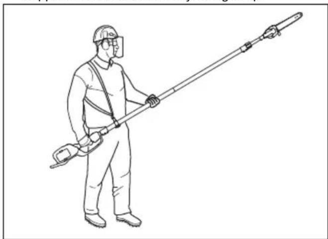 HUSQVARNA 530iP5 - To adjust the harness - 1