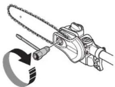 HUSQVARNA 530iP5 - To tension the chain - 4