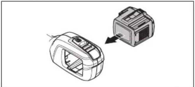 HUSQVARNA 530iP5 - To connect the battery to the product - 2
