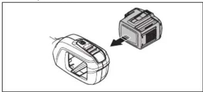 HUSQVARNA 530iP5 - Para conectar la bateria al producto - 2