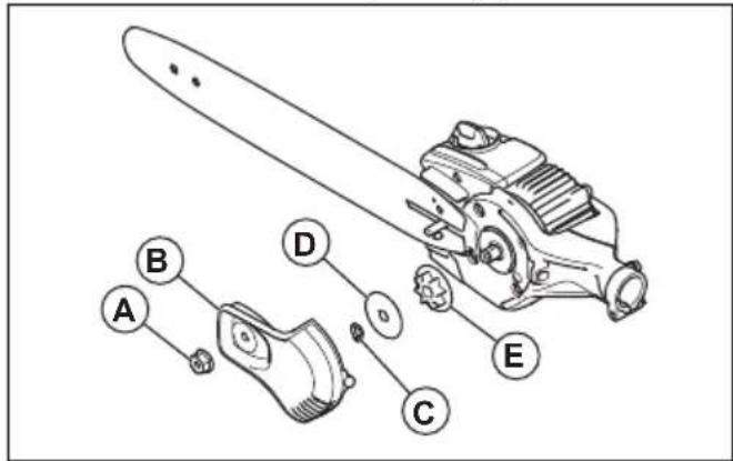 HUSQVARNA 530iP5 - To replace the chain drive sprocket - 1