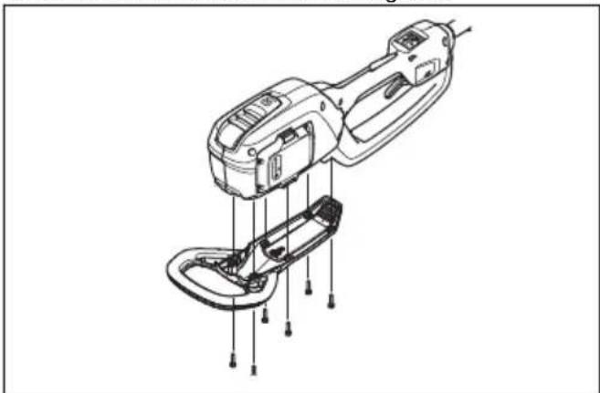 HUSQVARNA 530iP5 - To assemble the shock guard - 1