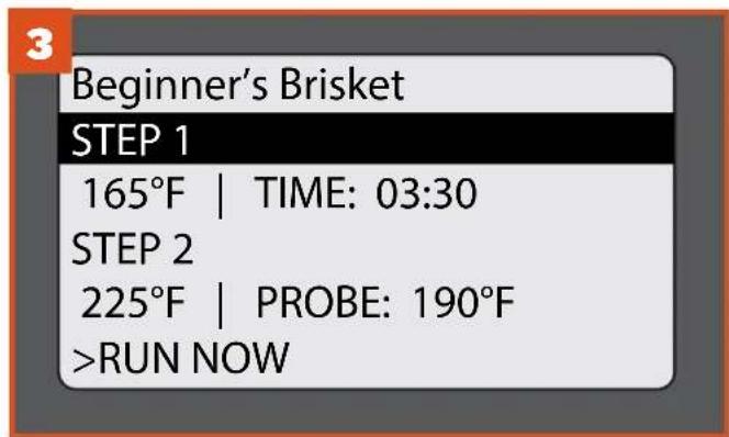 TRAEGER Timberline 1300 - USING A PRESET CUSTOM COOK CYCLE - 3