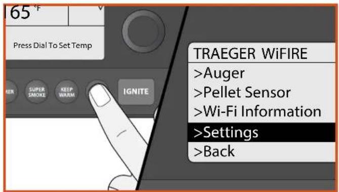 TRAEGER Timberline 1300 - SETTINGS (RÉGLAGES) - 1
