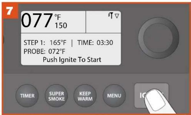TRAEGER Timberline 1300 - USING A PRESET CUSTOM COOK CYCLE (continued) - 4