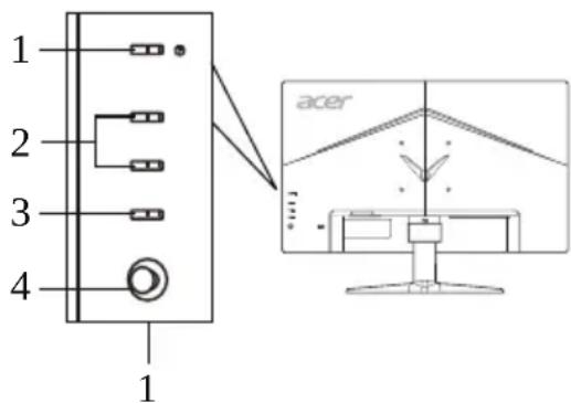 ACER VG271UP - Harici kontroller - 1