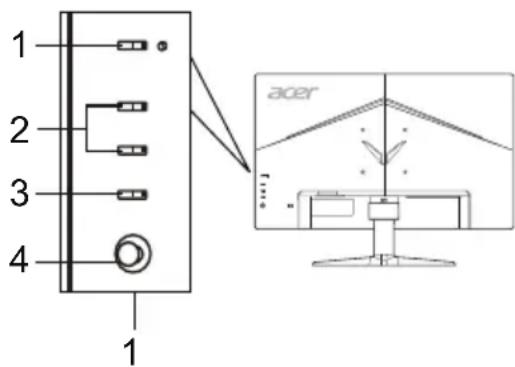 ACER VG271UP - Monitorior arvutiga ühendamine - 1