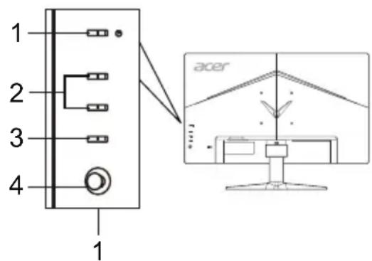 ACER VG271UP - Ulkoiset ohjauslaitteet - 1