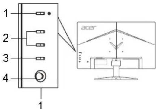 ACER VG271UP - 外部控制 - 1