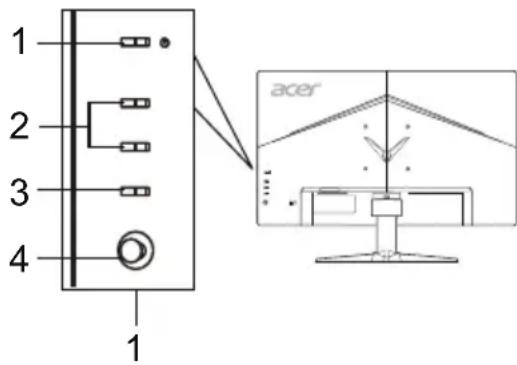 ACER VG271UP - Externé ovládače - 1