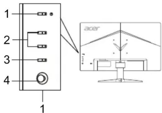 ACER VG271UP - Zunanji kontrolniki - 1