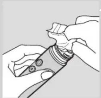 PHILIPS Sonicare HX7553 - To remove the nut: - 2