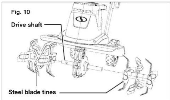 Sun Joe TJ605EELT - Changing the Tines - 2