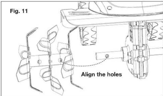 Sun Joe TJ605EELT - Changing the Tines - 3