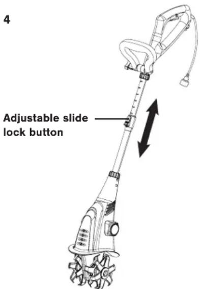 Sun Joe TJ599E - Adjusting the Telescoping Tube - 1