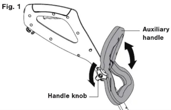 Sun Joe TJ599E - Auxiliary Handle Adjustment - 1