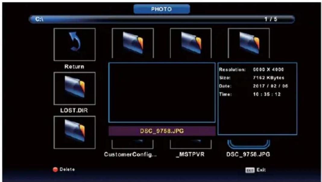 LENCO DVL1962BK - Menu de fotografías - 1