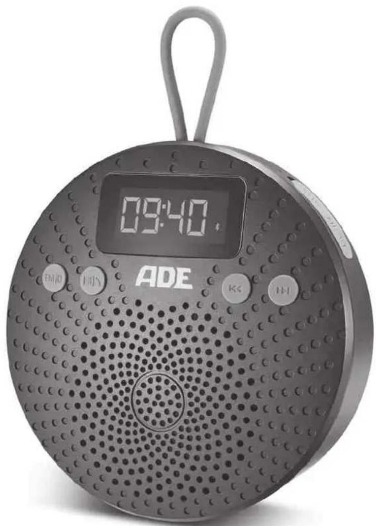 ADE BR 17031 - Bluetooth-Duschradio - 1