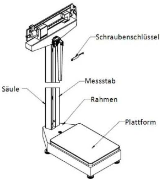 ADE M318800 - Einbau des Größenmessstabes - 3