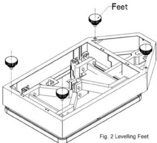 ADE M318800 - Fixing of levelling feet - 1