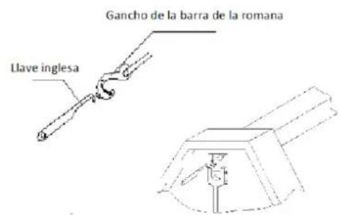 ADE M318800 - Conexión de la barra de la romaa con la palanca larga - 2