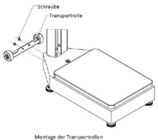 ADE M318800 - Einbau der Transportrollen - 1