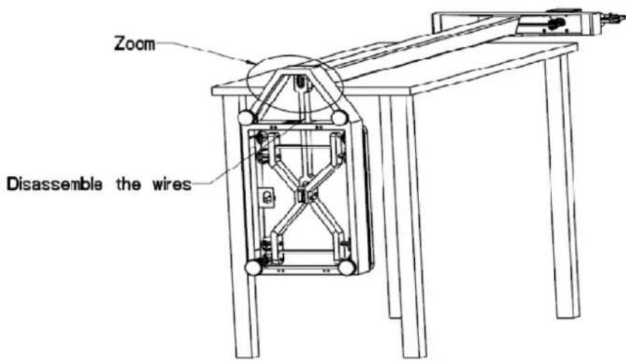 ADE M318800 - Connection of the steelyard rod to the long lever - 1