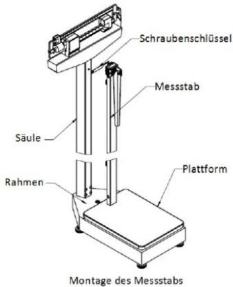 ADE M318800 - Einbau des Größenmessstabes - 1